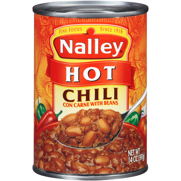 Nalley Nalley Cheese Chili With Bean 14 oz., PK24 4132124150